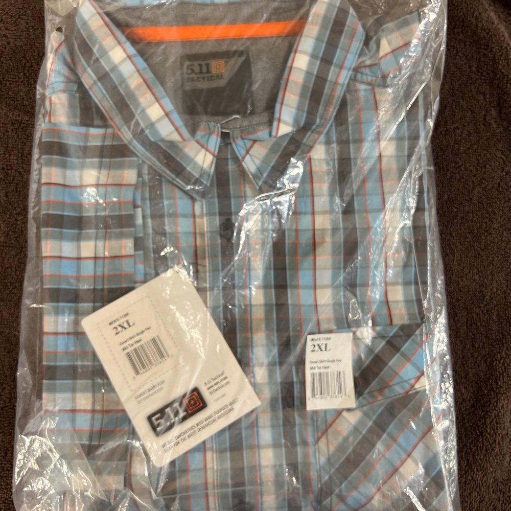 5.11 concealed carry XXL long sleeve shirt.